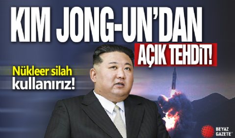 Kim Jong-Un’dan açık tehdit: Nükleer silah kullanırız!