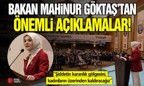 Mahinur Özdemir Göktaş: Şiddetin kök nedenlerini ortadan kaldırmak için çalışmaları sürdüreceğiz