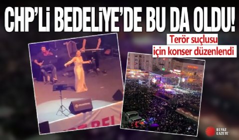 CHP’li Esenyurt Belediyesi’nde bu da oldu: Terör suçlusu Rojda Şenşen için konser düzenledi!