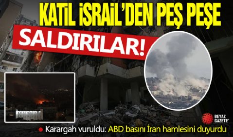 İsrail’den peş peşe saldırılar! Karargah vuruldu: ABD basını İran hamlesini duyurdu