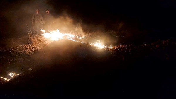 Afyonkarahisar’da otluk alanda yangın çıktı