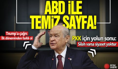 Devlet Bahçeli'den önemli açıklamalar