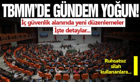 TBMM'de gündem yoğun: Çakarlı araç kullananlara 15 kat ceza