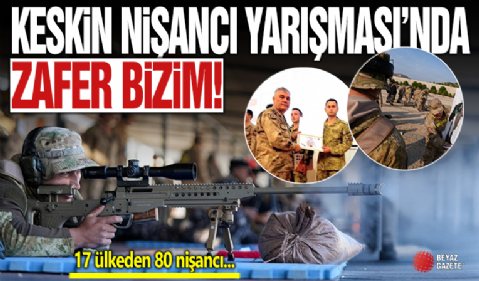 Boran-6 Keskin Nişancı Yarışması'nı Türkiye kazandı