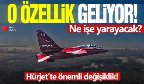 HÜRJET'te önemli değişiklik! Füze atma kabiliyeti geliyor