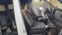 Okul servisi alev aldı! Antalya'da yürekler ağza geldi
