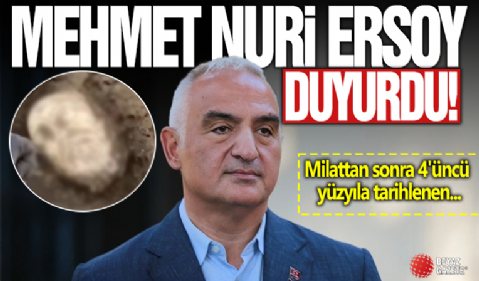 Kültür ve Turizm Bakanı Mehmet Nuri Ersoy duyurdu: Denizli'de heyecanlandıran keşif