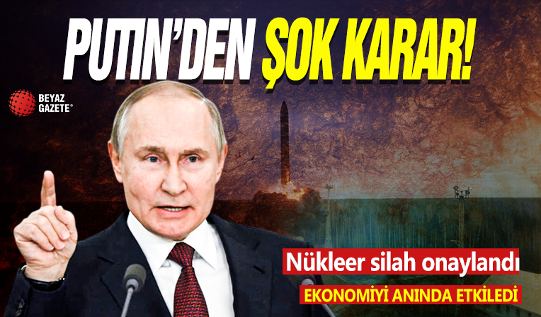 Vladimir Putin'den balistik füze saldırısına nükleer silahla yanıt verilmesine onay