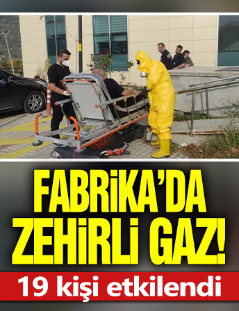 Bursa'da iplik fabrikasında zehirli gaz sızıntısı1 Felaketi yaşadılar...