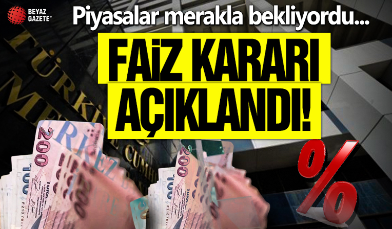 TCMB kritik veriyi açıkladı: Politika faizi 8. kez sabit tutuldu!