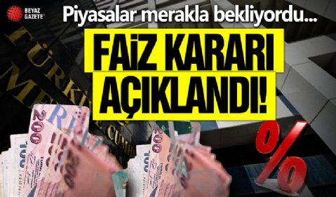 TCMB kritik veriyi açıkladı: Politika faizi 8. kez sabit tutuldu!