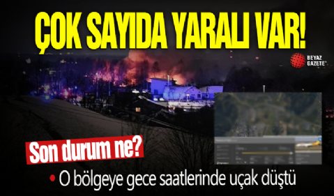 Çok sayıda yaralı var! Felaket olay: O bölgede uçak düştü