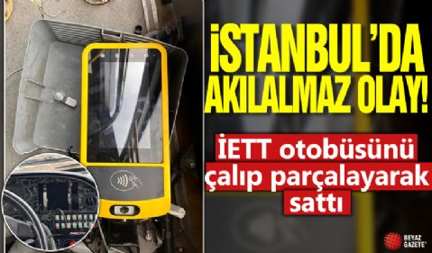 İstanbul’da akılalmaz olay! İki kardeş garajdaki İETT otobüsünü çalıp parçalayarak sattı!