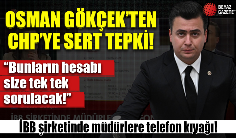 AK Parti Ankara Milletvekili Osman Gökçek'ten çarpıcı açıklamalar! 'Hepsinin hesabı size tek tek sorulacak.'