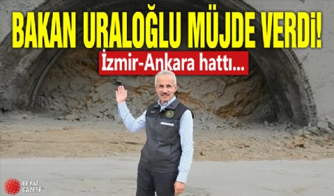 Bakan Uraloğlu müjde verdi: İzmir-Ankara hattı 2027'de bitecek