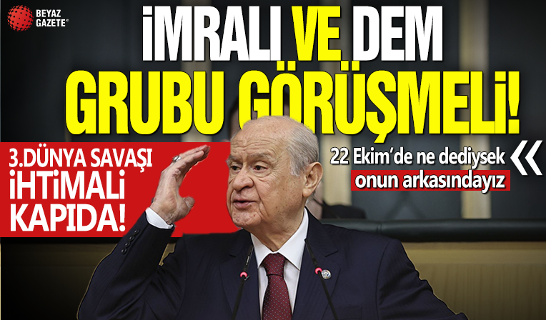 MHP Lideri Bahçeli: İmralı ve DEM Grubu görüşmeli
