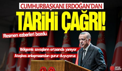 Cumhurbaşkanı Erdoğan'dan son dakika açıklamaları!