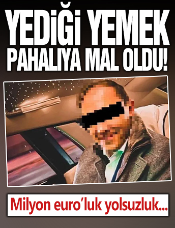 Türk restoranında yediği yemek pahalıya mal oldu: Milyon euro’luk yolsuzluk altın kaplı biftekle ortaya çıktı!