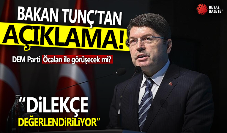 Yılmaz Tunç, DEM Parti'nin İmralı'yla görüşmek için yaptığı başvuruyu değerlendirdi