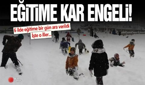 Eğitime kar engeli! Tatil haberleri peş peşe geldi