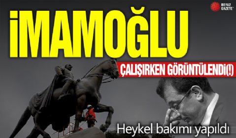 İstanbul Büyükşehir Belediyesi'nden heykel bakımı