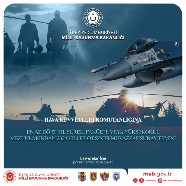 MSB duyurdu! Pilot olmak isteyenler dikkat