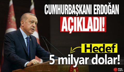 Cumhurbaşkanı Erdoğan'dan açıklamalar