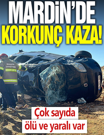 Feci kaza! Takla atan araçtaki 3 kişi öldü, 5 kişi yaralandı