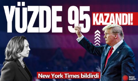 New York Times bildirdi: Yüzde 95 Trump kazanıyor