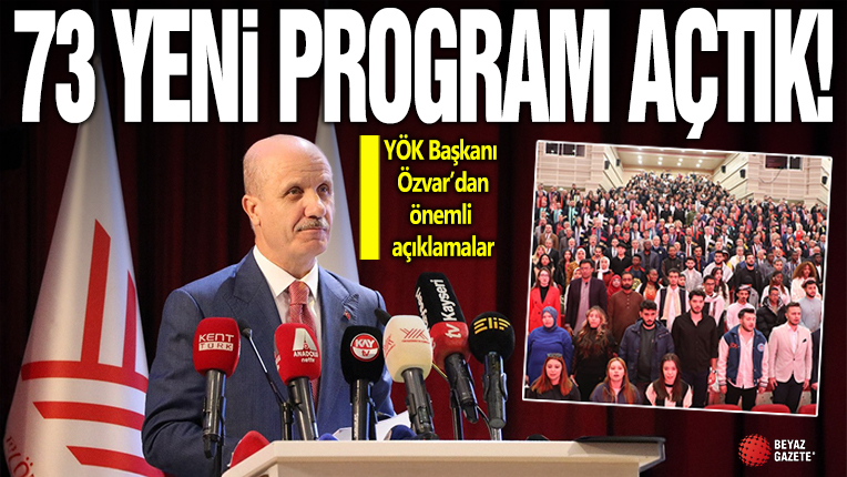 YÖK Başkanı Özvar: Ülkemizde yaklaşık 340 bin uluslararası öğrenci öğrenim görüyor