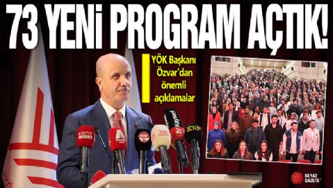 YÖK Başkanı Özvar: Ülkemizde yaklaşık 340 bin uluslararası öğrenci öğrenim görüyor