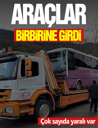 Sakarya'da 6 araçlı zincirleme kaza! Yaralılar var