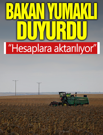 Çiftçileri sevindiren haber geldi! Bakan Yumaklı açıkladı:Tarımsal destekleme ödemesini aktarıyoruz
