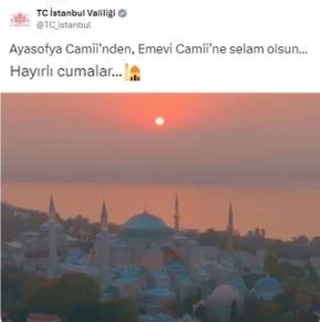 Ayasofya Camii’nden, Emevi Camii’ne selam