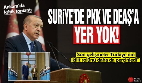 Cumhurbaşkanı Erdoğan, Cumhurbaşkanlığı Külliyesi'nde AB Komisyonu Başkanı Ursula von der Leyen ile ortak basın toplantısı düzenliyor