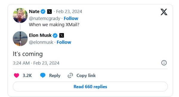 Elon Musk'tan Gmail'e rakip yeni e-posta servisi: Xmail