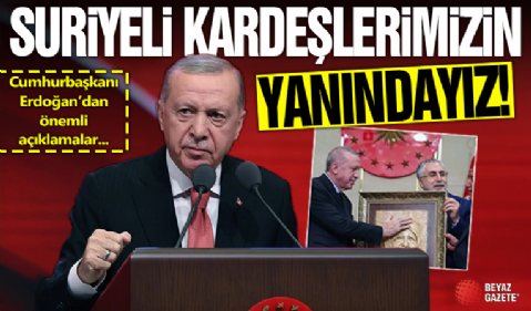 Cumhurbaşkanı Erdoğan'dan önemli açıklamalar