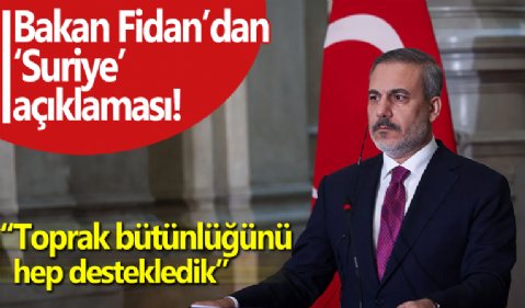 Bakan Fidan, İranlı mevkidaşı ile açıklama yapıyor