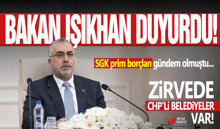 Bakan Işıkhan'dan açıklama! Zirvede yine CHP'li belediyeler var