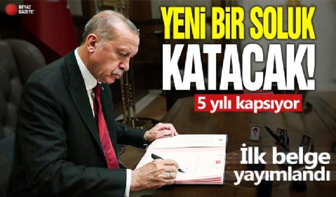 'Türkiye Yüzyılı'nın ilk belgesi yayımlandı! Erdoğan'dan açıklama: Yeni bir soluk katacak