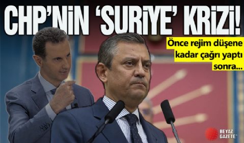 CHP'nin 'Suriye' krizi: Partisinden Özgür Özel'e karşı açıklama...