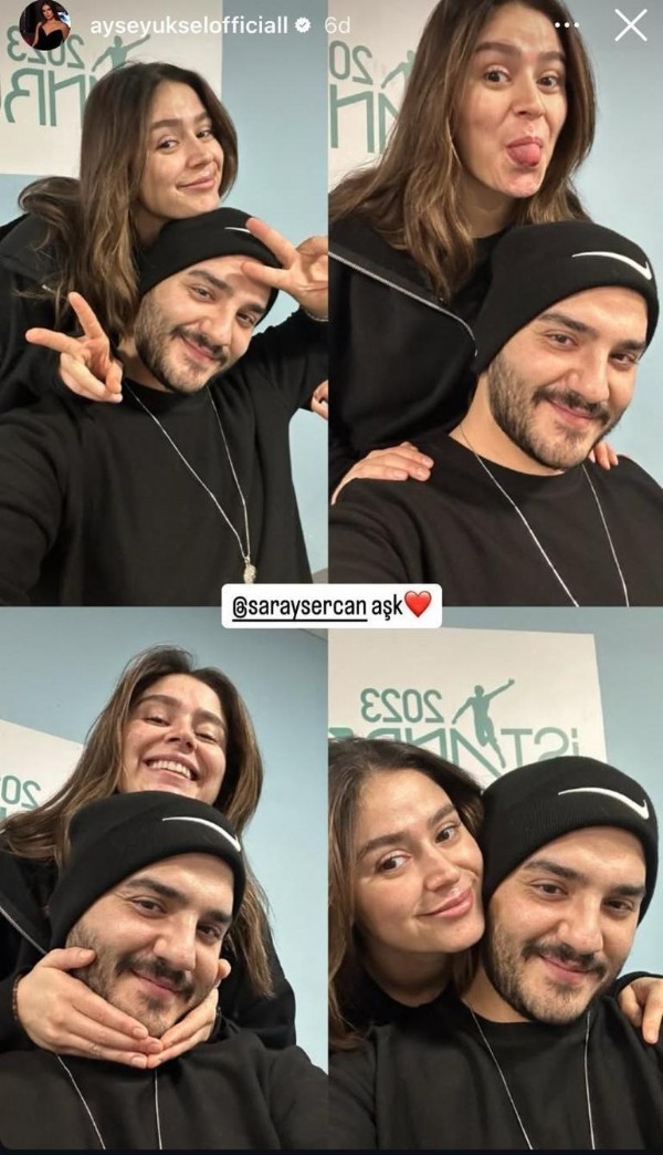 Dominik öncesi sevgiliyle romantik poz