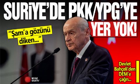 Bahçeli'den DEM Parti'ye 'İmralı' çağrısı