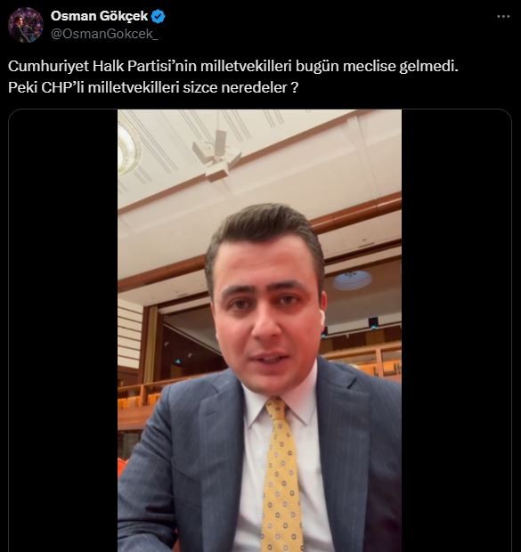 CHP'liler nerede? Osman Gökçek o sözlerle duyurdu: Kaçmayı tercih ediyorlar...