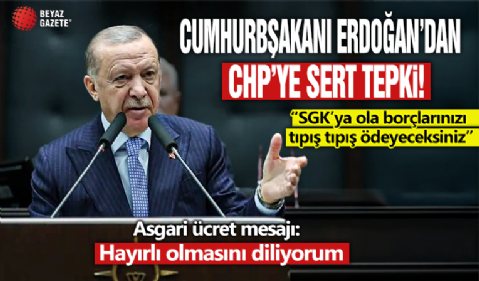 Cumhurbaşkanı Erdoğan'dan önemli açıklamalar