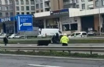 Görenler donup kaldı! E-5'te şaşkınlık yaratan görüntü!