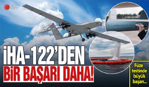 İHA-122 Havadan Karaya Balistik Süpersonik Füze testinde başarıya imza attı