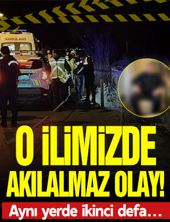 O ilimizde akılalmaz olay: Ayni yerde ikinci defa kaza yaptı! Bu sefer kurtulamadı!