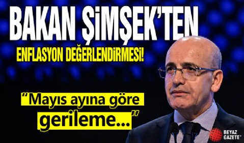 Bakan Şimşek enflasyon rakamlarını değerlendirdi