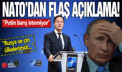 NATO Genel Sekreteri Rutte: Putin barış istemiyor